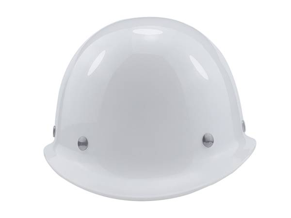 White ABS safety helmet back view