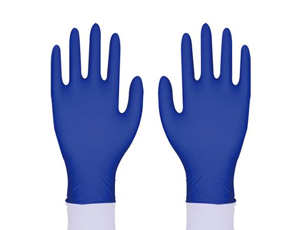 Reinforced disposable medical grade nitrile inspection gloves