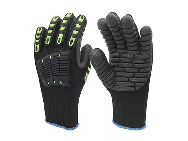 Heavy duty impact resistant gloves