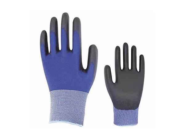 18 gauge nylon liner PU coated gloves